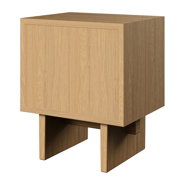 Private side table 40x50 cm - Light stained oak - Gubi