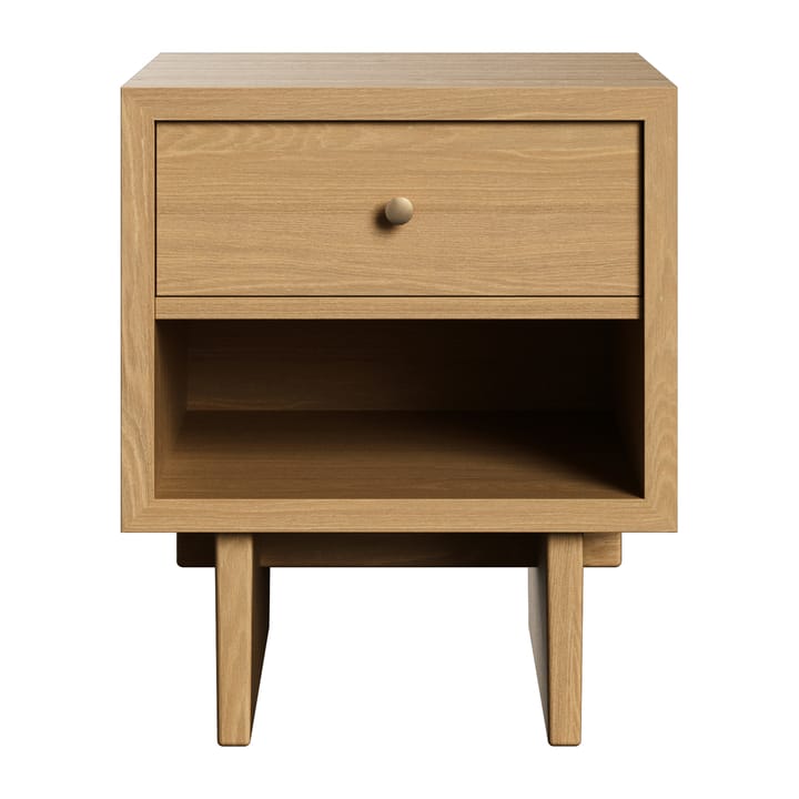 Private side table 40x50 cm - Light stained oak - Gubi