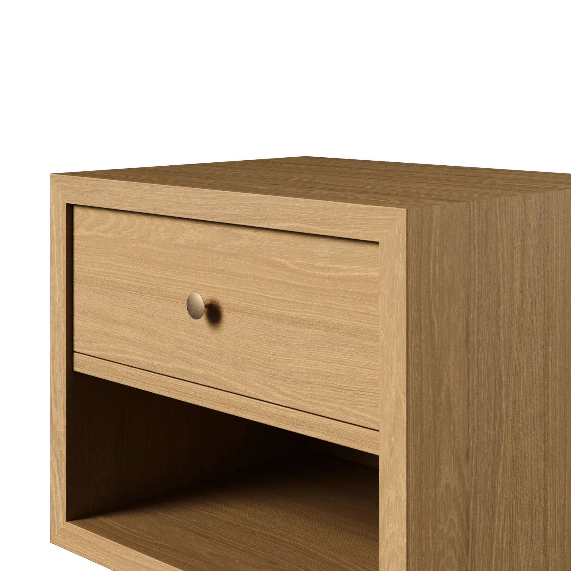 Private side table 40x50 cm, Light stained oak GUBI