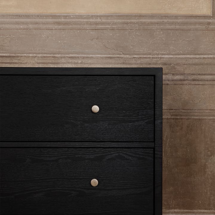 Private side table, Black, black stained oak GUBI