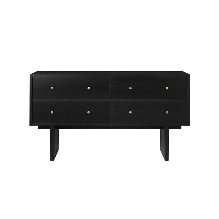 Private side table, Black, black stained oak GUBI