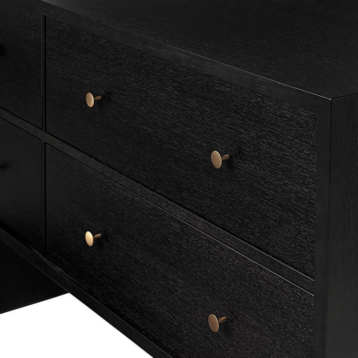 Private side table, Black, black stained oak GUBI