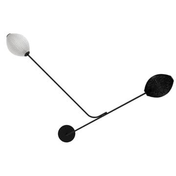 Satellite wall lamp - Black-white - GUBI