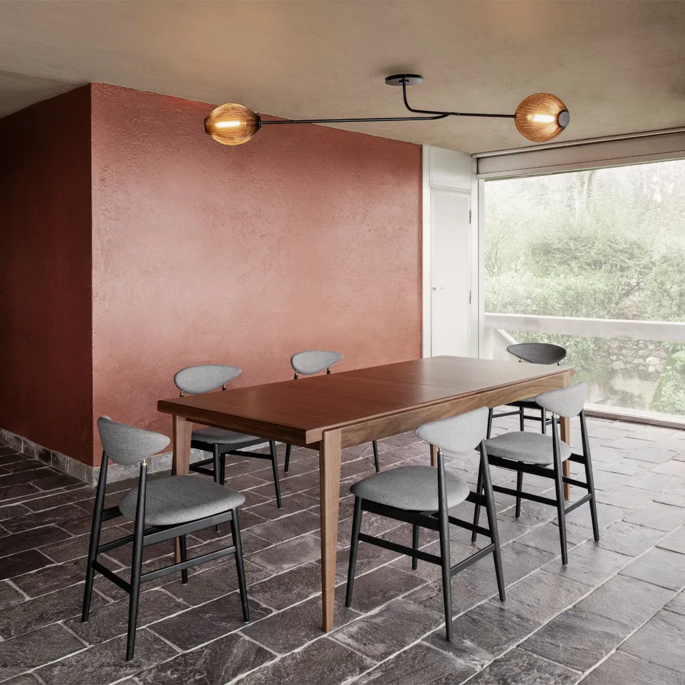 Satellite wall lamp, Soft black-semi matte GUBI