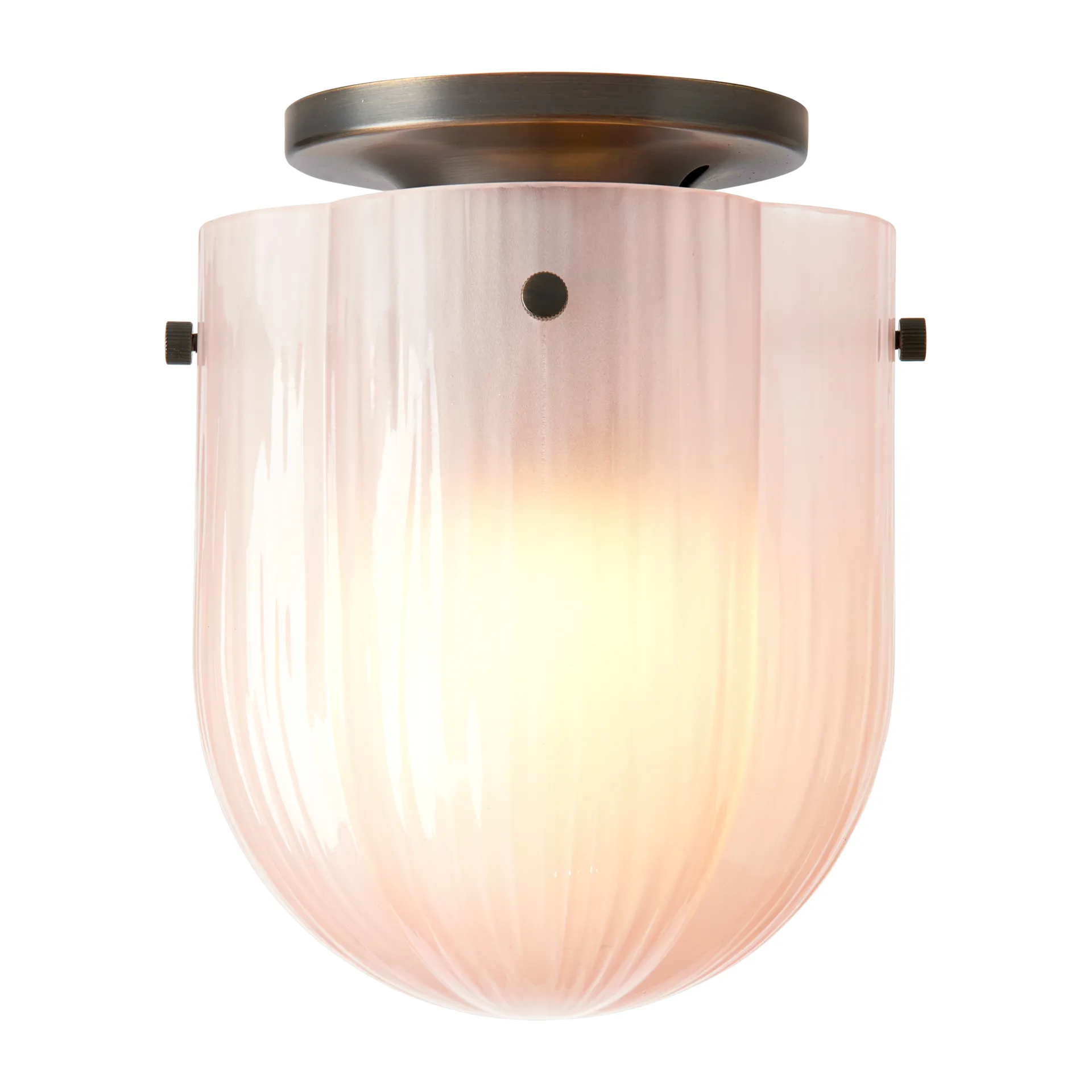 Seine ceiling lamp Ø17.2 cm, Brass-coral GUBI