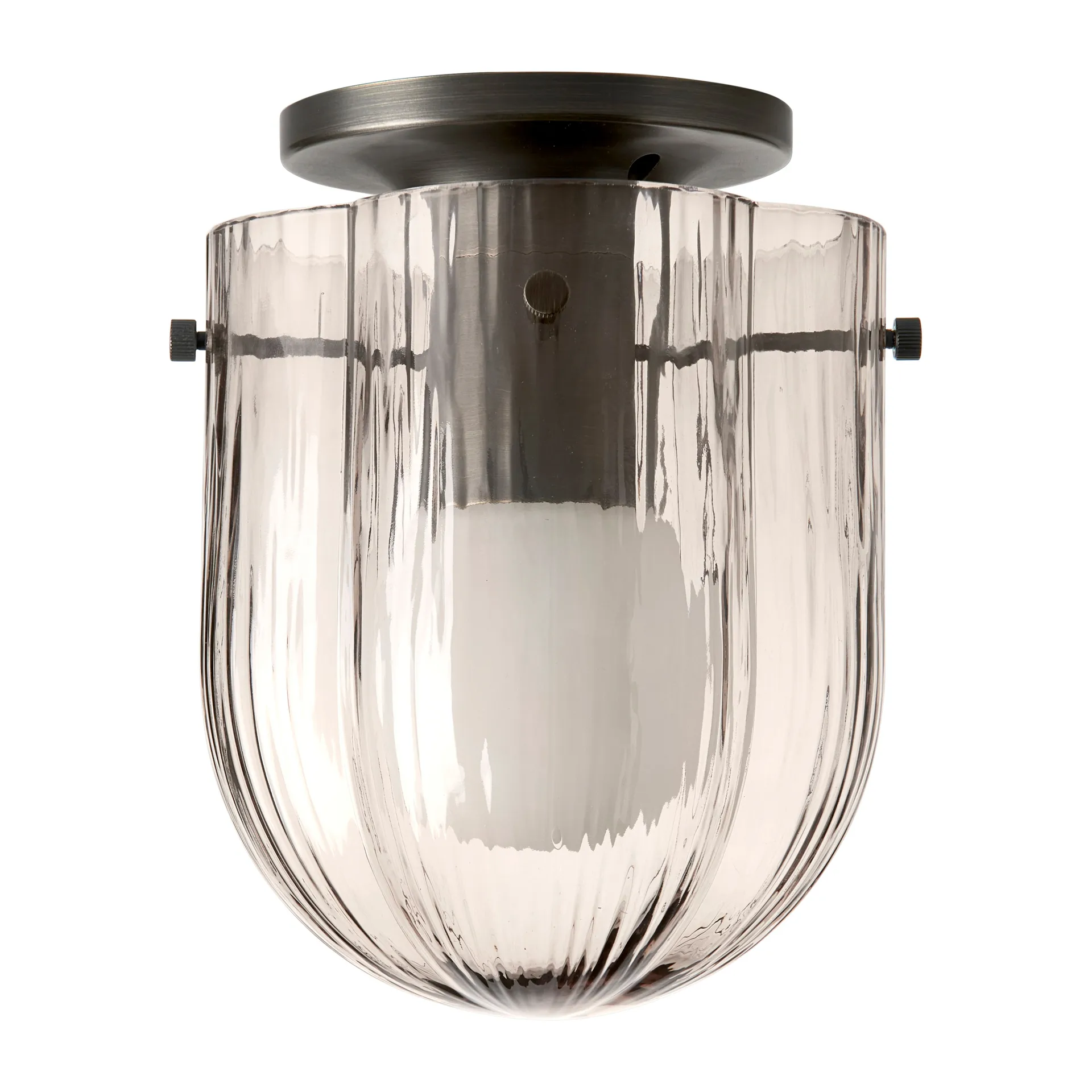 Seine ceiling lamp Ø17.2 cm, Brass-smoke GUBI