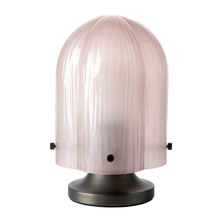 Seine table lamp Ø17.2x26.2 cm - Brass-coral - Gubi
