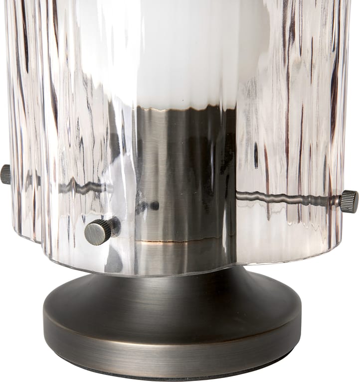 Seine table lamp Ø17.2x26.2 cm - Brass-smoke - GUBI