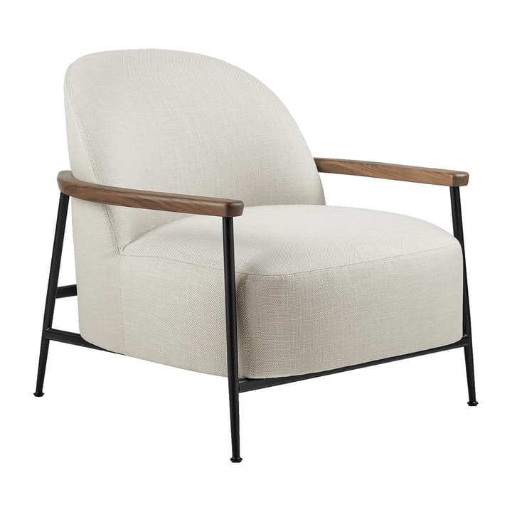 Sejour lounge chair with arm rest - Plain 0001-black-walnut - Gubi