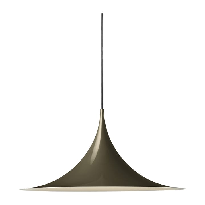 Semi ceiling lamp glossy 60 cm - Dark cocoa - Gubi