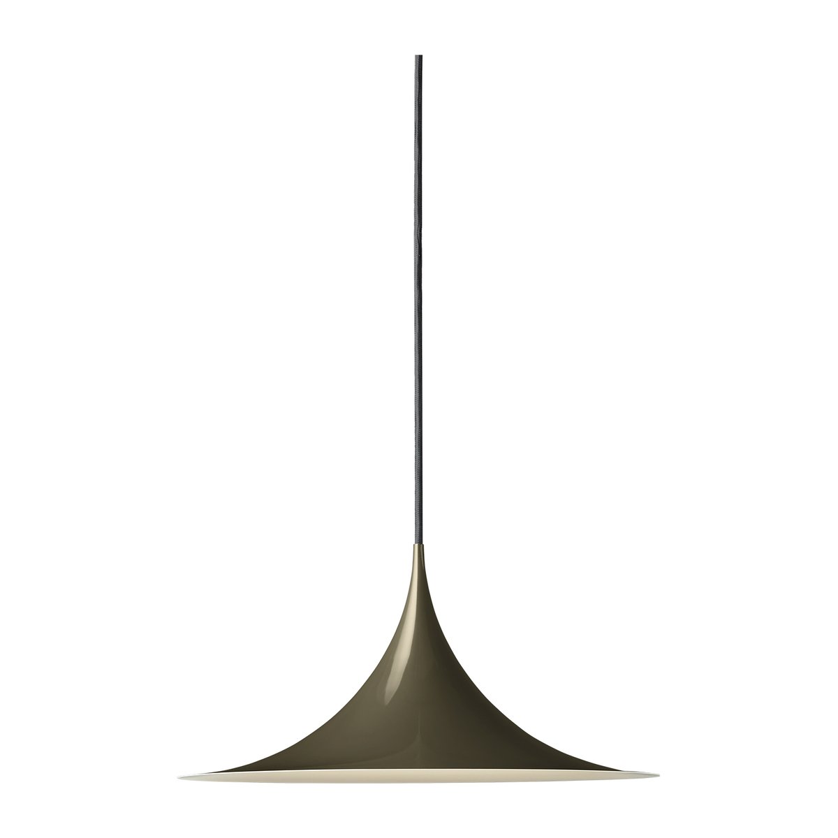 GUBI Semi lamp o 30 cm Dark cocoa glossy | Scandinavian Design | Pendant lamps | Brown
