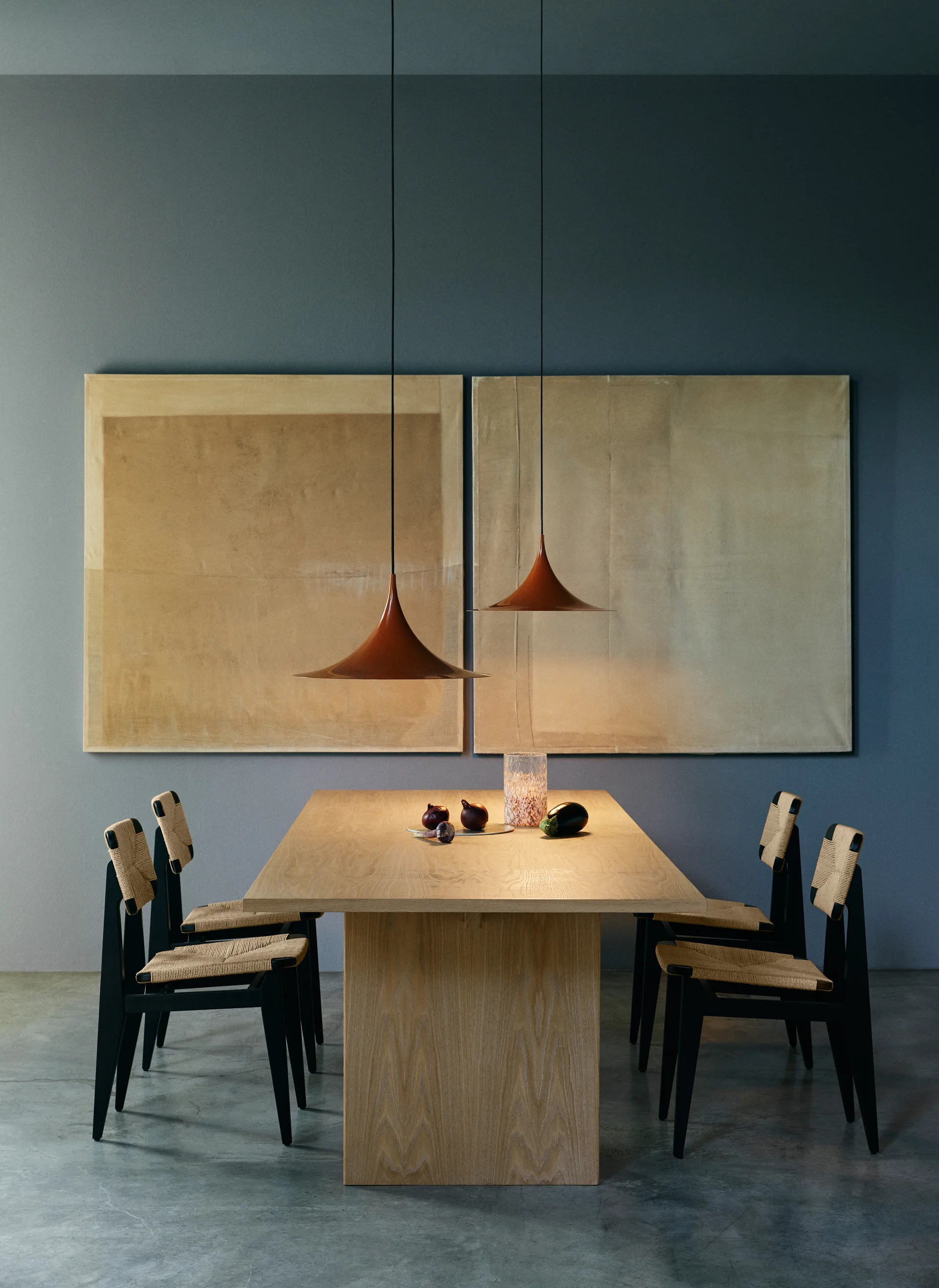 Semi lamp Ø 30 cm, Roasted pumpkin glossy GUBI