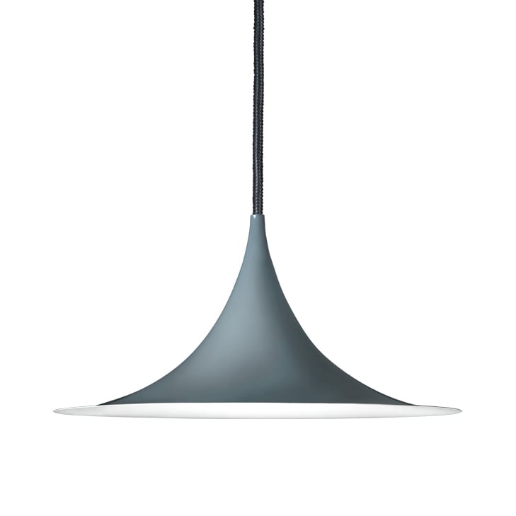GUBI Semi lamp o 47 cm Antracite grey glossy | Scandinavian Design | Pendant lamps | Grey