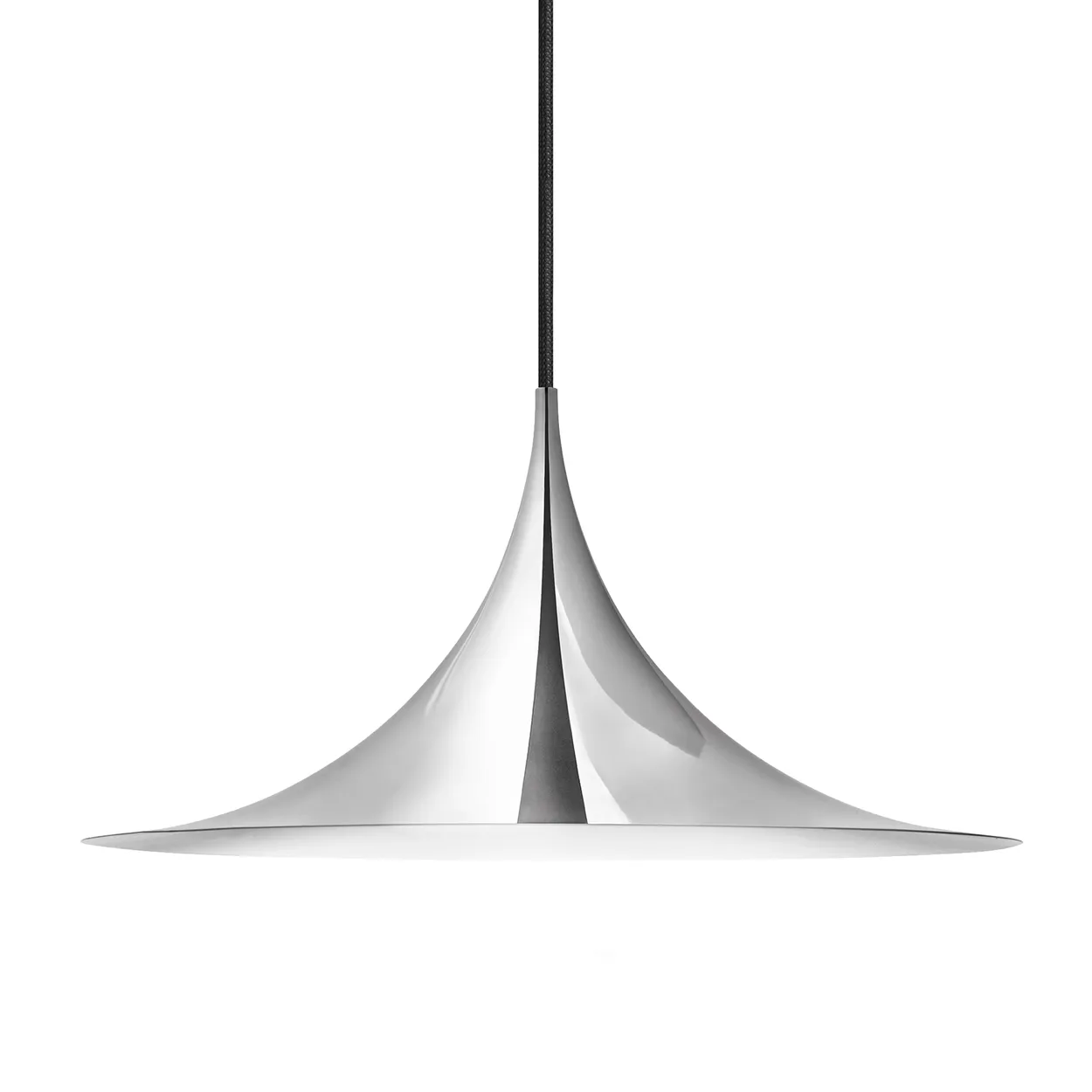 GUBI Semi lamp o 47 cm Chrome | Scandinavian Design | Pendant lamps | Silver-coloured