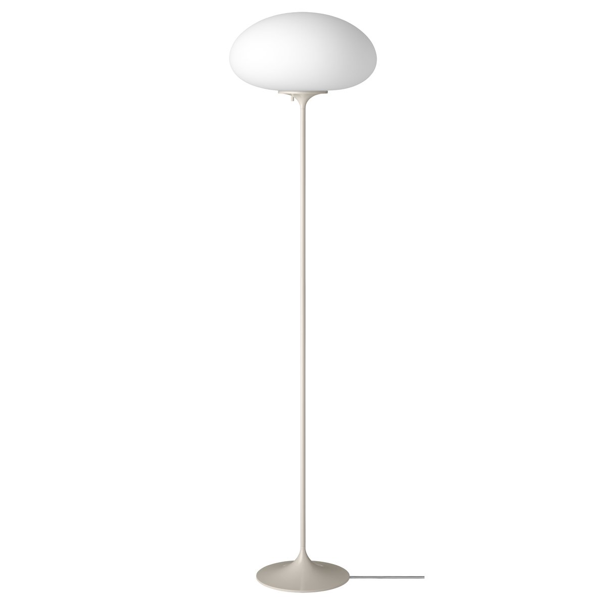GUBI Stemlite floor lamp 150 cm Pebble grey | Scandinavian Design | Floor lamps | Grey