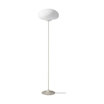 Stemlite floor lamp - Pebble grey-opal glass, 150 cm - GUBI
