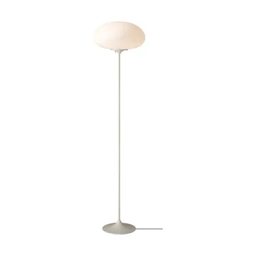 Stemlite floor lamp - Pebble grey-opal glass, 150 cm - GUBI