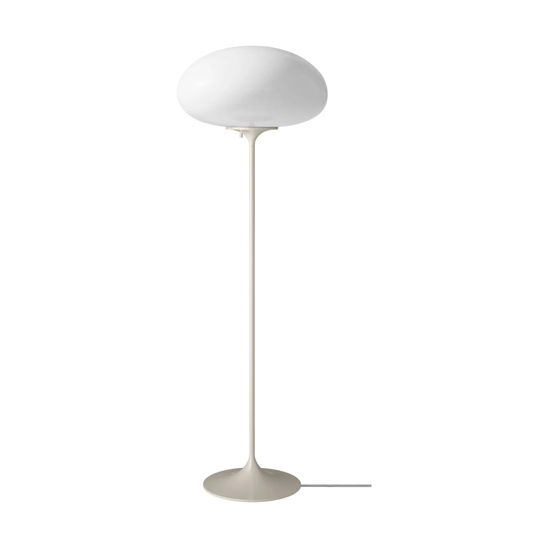 Stemlite floor lamp, Pebble grey-opalglas, 110 cm GUBI