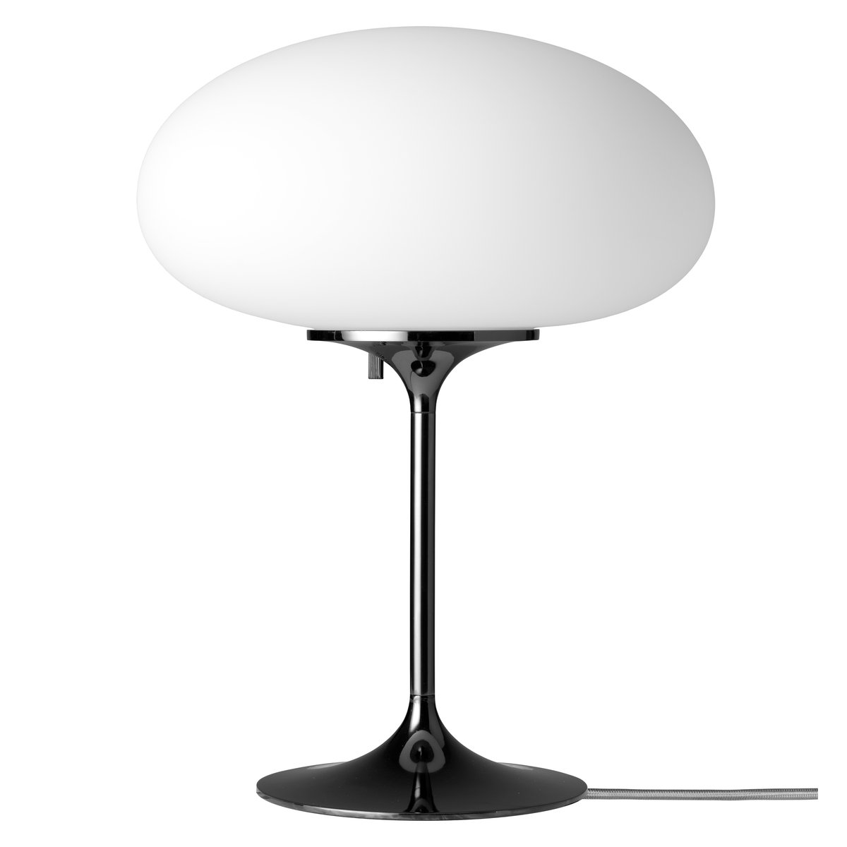 GUBI Stemlite table lamp 42 cm black chrome | Scandinavian Design | Desk & table lamps | Black