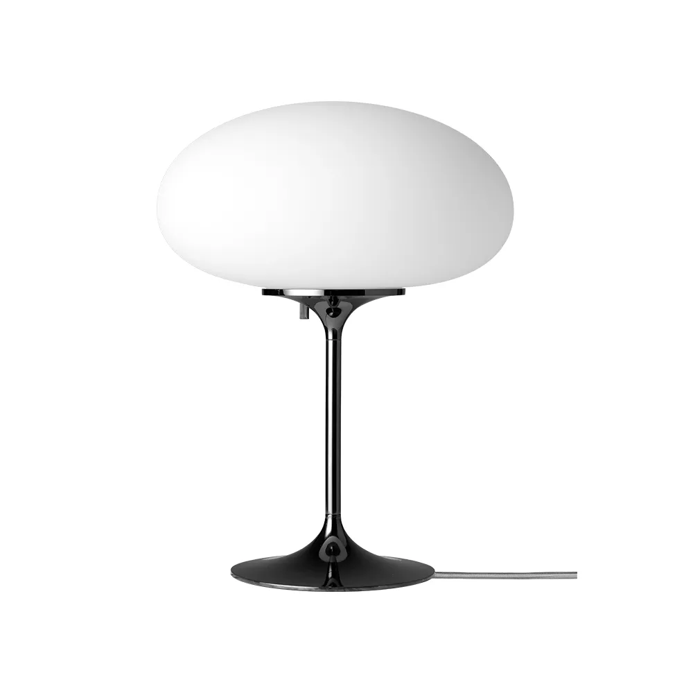 GUBI Stemlite Table lamp Black red, h.42 cm | Scandinavian Design | Desk & table lamps | Black