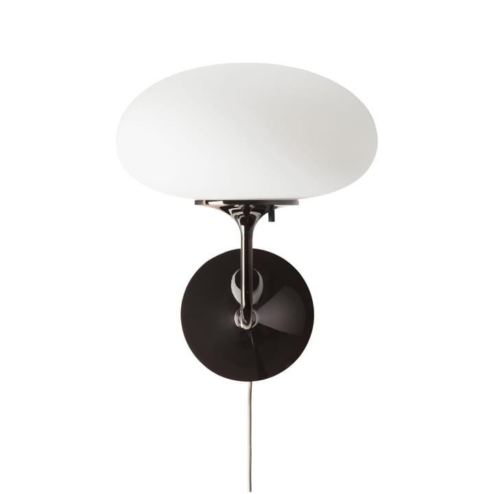 Stemlite wall lamp - Black chrome-frosted glass - GUBI