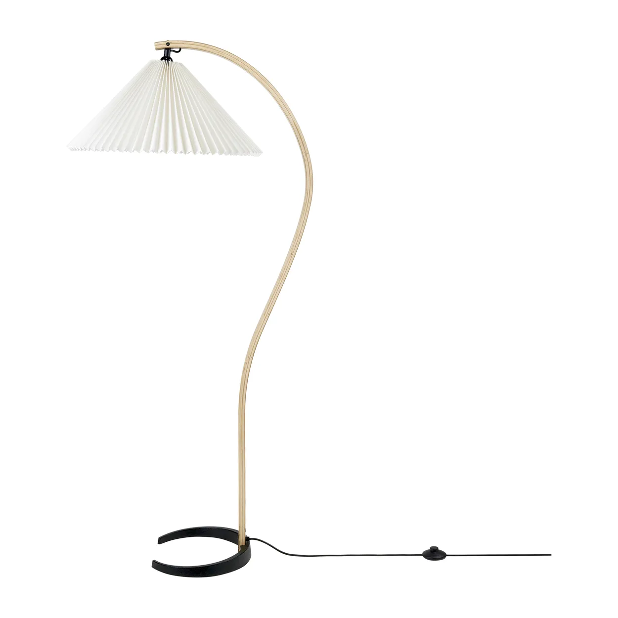 GUBI Timberline floor lamp Oak-birch-white | Scandinavian Design | Floor lamps | Beige