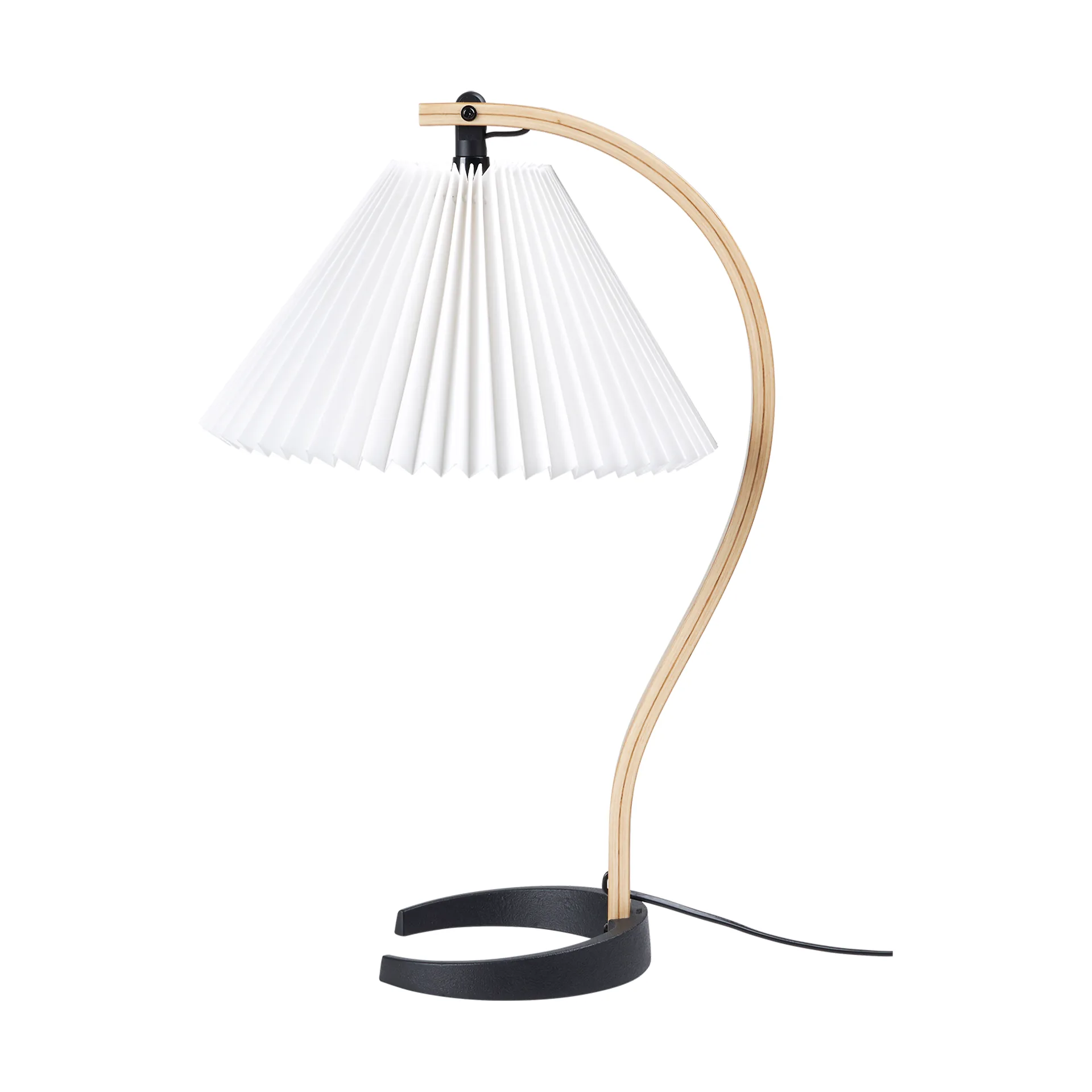 Timberline table lamp, Oak-birch-white GUBI