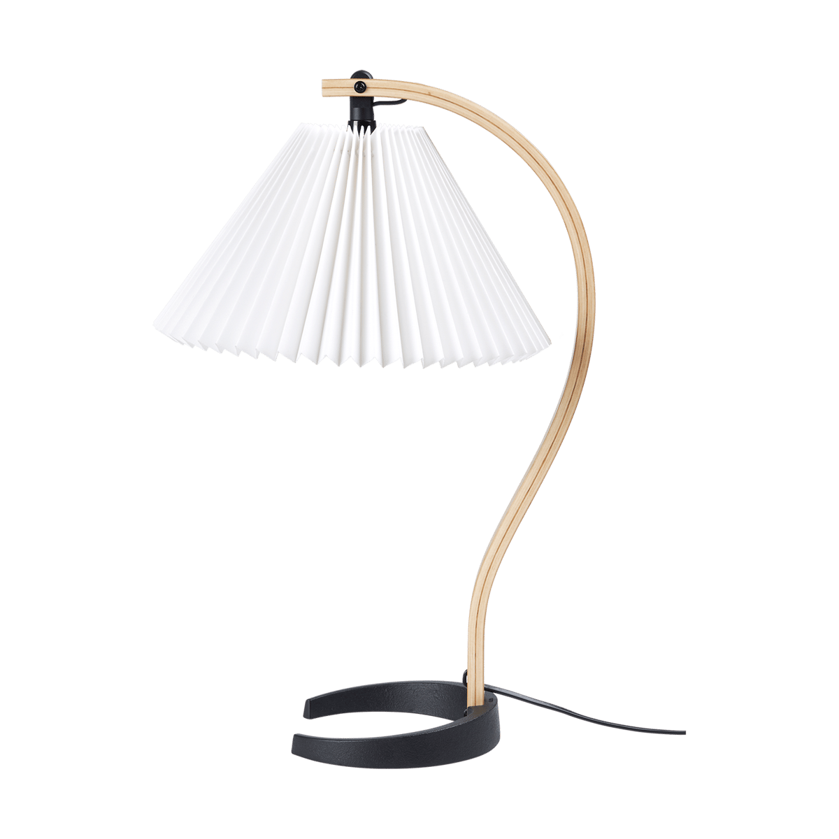 GUBI Timberline table lamp Oak-birch-white | Scandinavian Design | Desk & table lamps | White