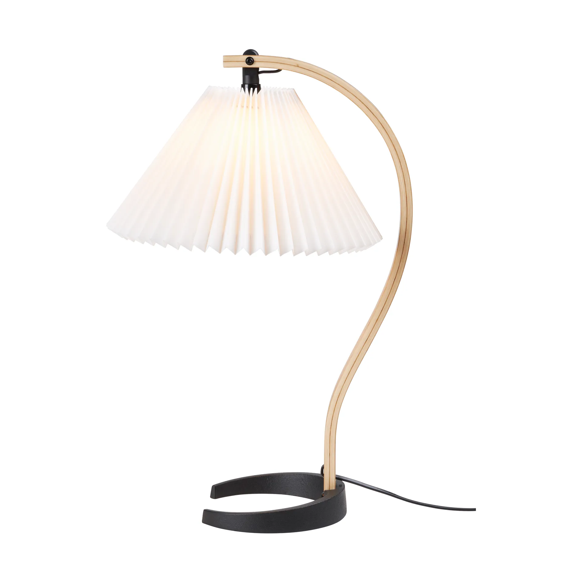 Timberline table lamp, Oak-birch-white GUBI