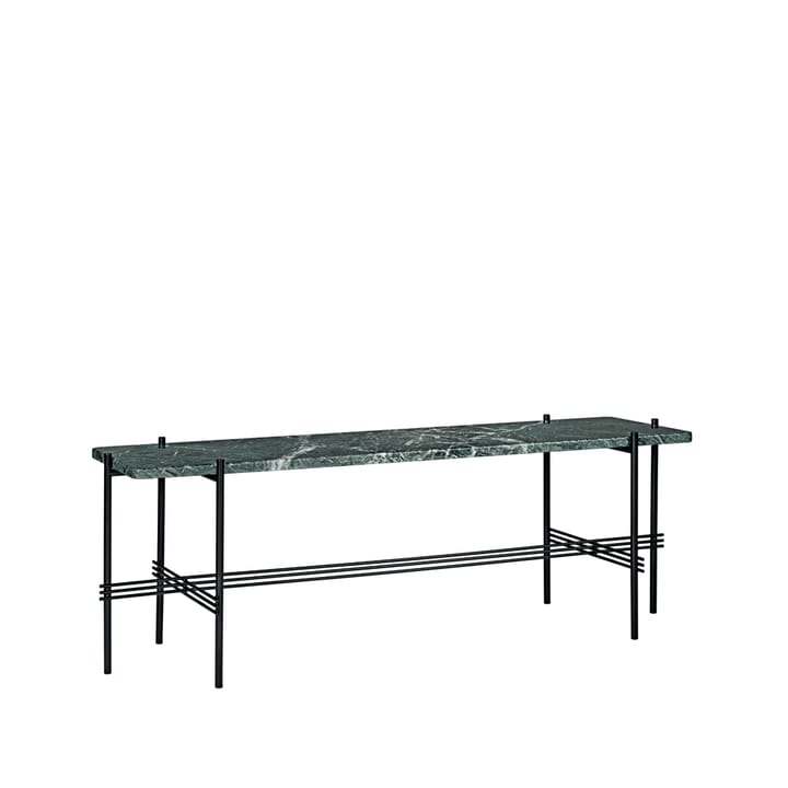 TS Console 1 console table - Marble green, black lacquered stand - GUBI