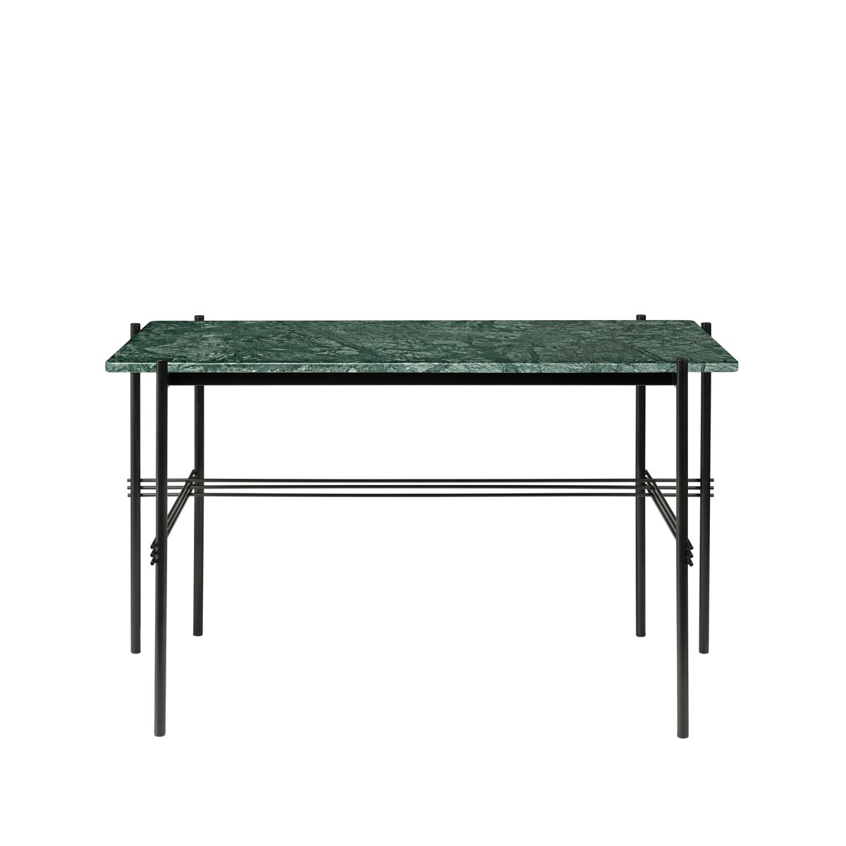 GUBI TS Desk Green marble-black lacquered steel | Scandinavian Design | Desks | Green