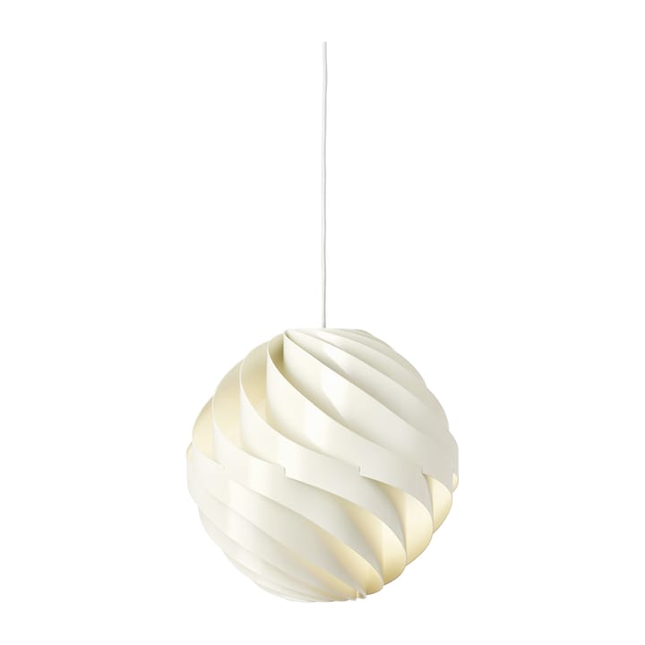 Turbo ceiling lamp glossy 36 cm - Alabaster white - Gubi