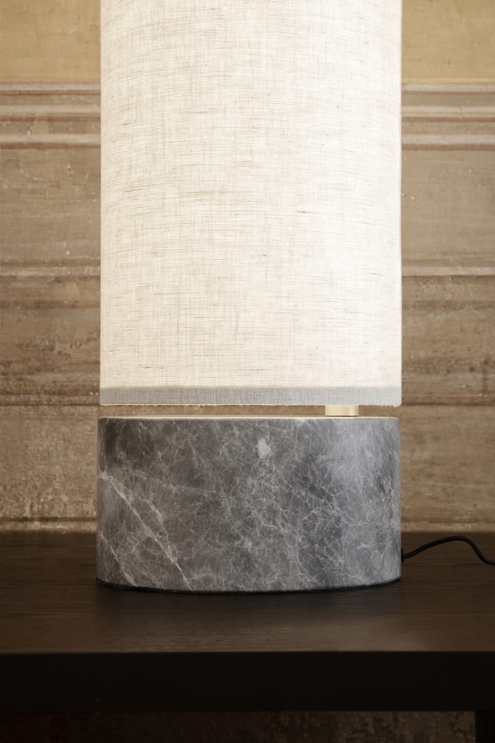 Unbound table lamp - Canvase-grey marble - GUBI
