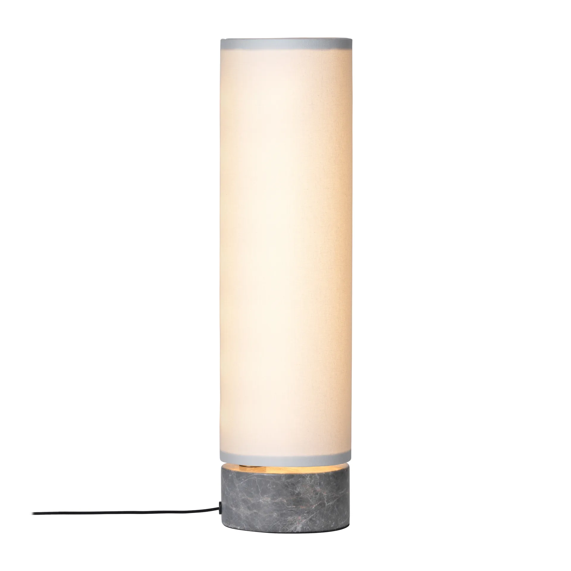 Unbound table lamp, White-grey marble GUBI