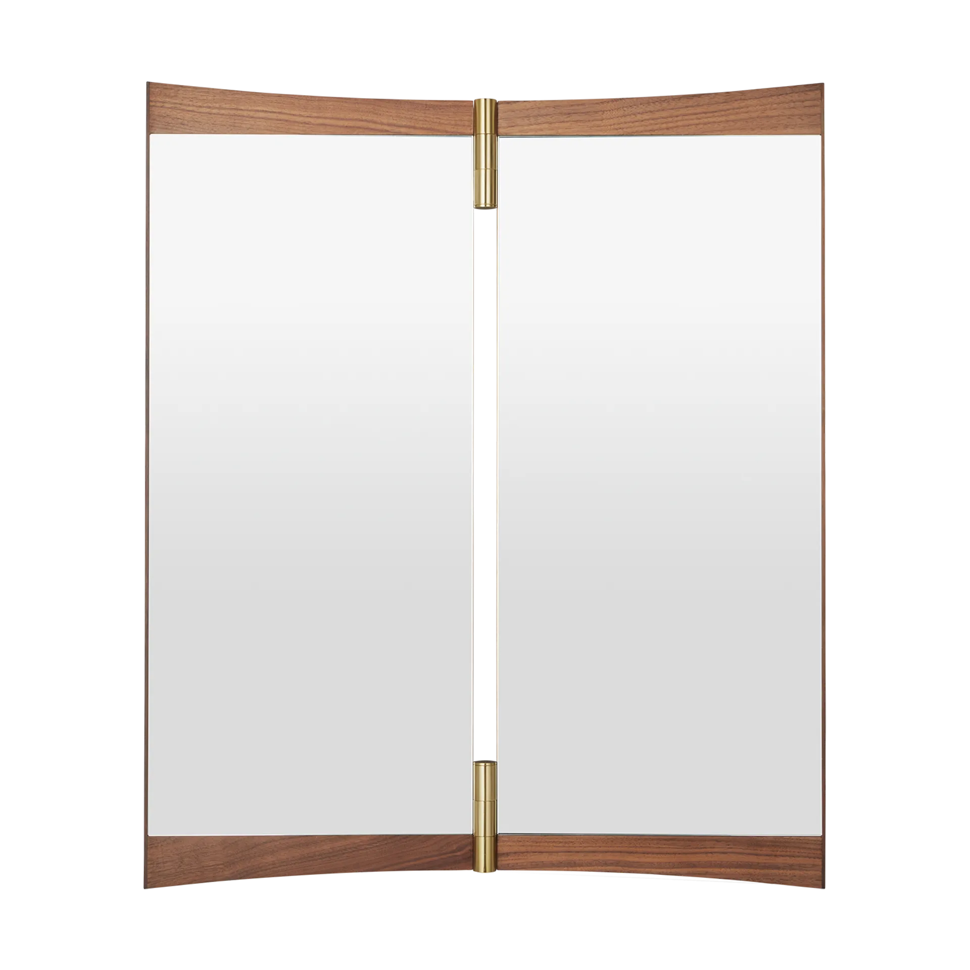 Vanity mirror 2, Walnut-brass GUBI