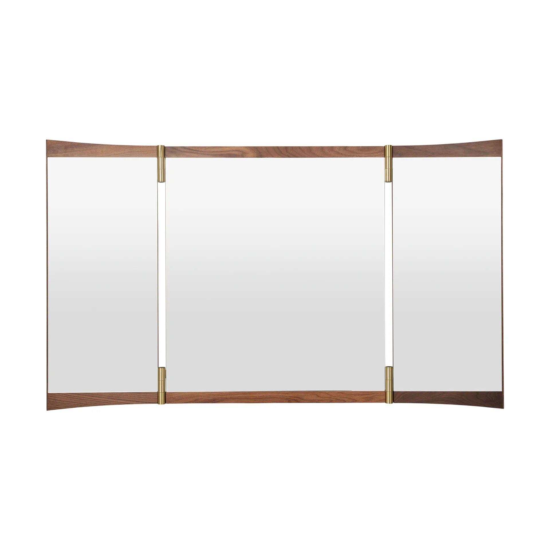 Vanity mirror 3, Walnut-brass GUBI
