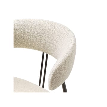 Violin dining chair - Karakorum 001 white-covered - Gubi