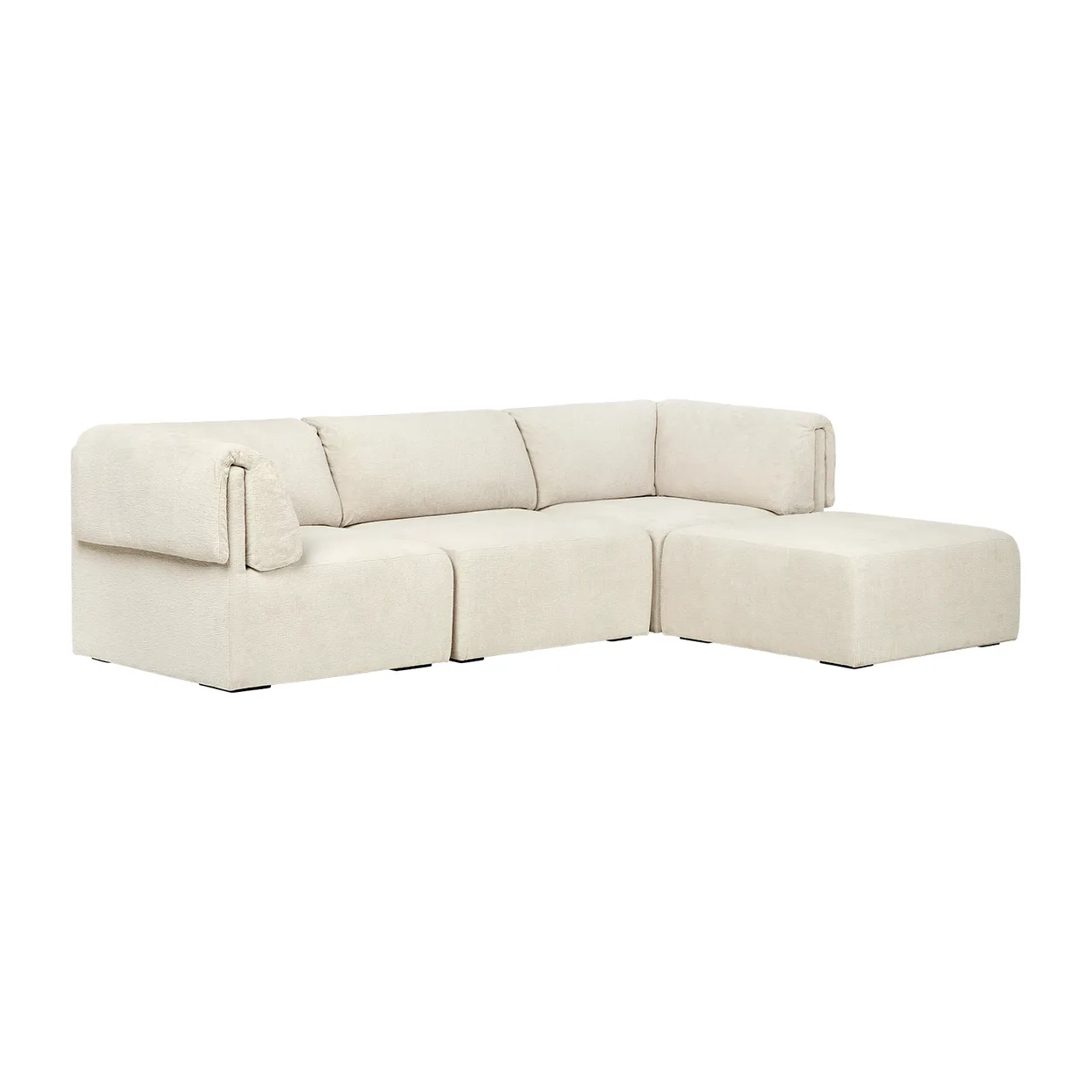 GUBI Wonder 3-seat divan sofa 280x185 cm Mumble 02 | Scandinavian Design | Sofas | Beige