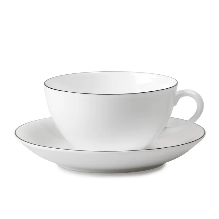 Nature tea set round - tea cup + saucer - Gustafsbergs Porslinsfabrik