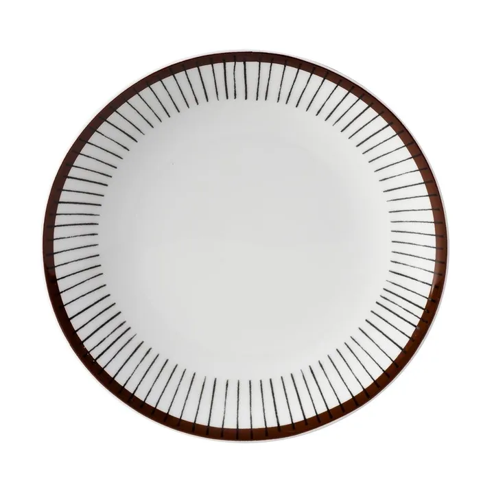 Ribb plate - Ø 18 cm - Gustafsbergs Porslinsfabrik