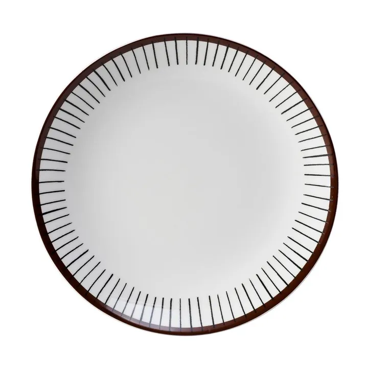 Ribb plate - Ø 22 cm - Gustafsbergs Porslinsfabrik