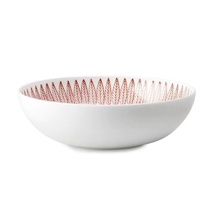 Röd Salix bowl - Ø 17 cm - Gustafsbergs Porslinsfabrik