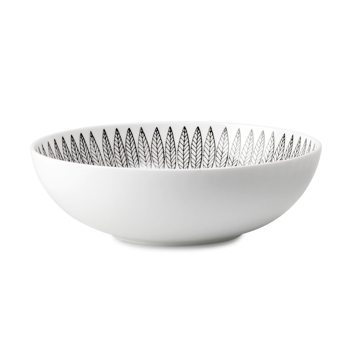 Gustavsbergs Porslinsfabrik Black Salix bowl 17 cm black