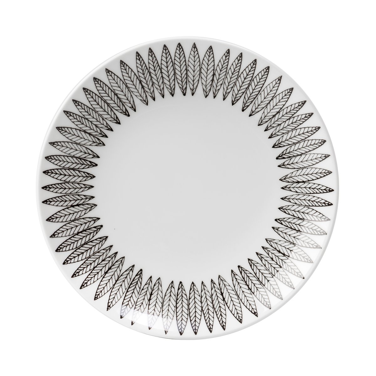 Gustavsbergs Porslinsfabrik Black Salix plate Ø 22 cm