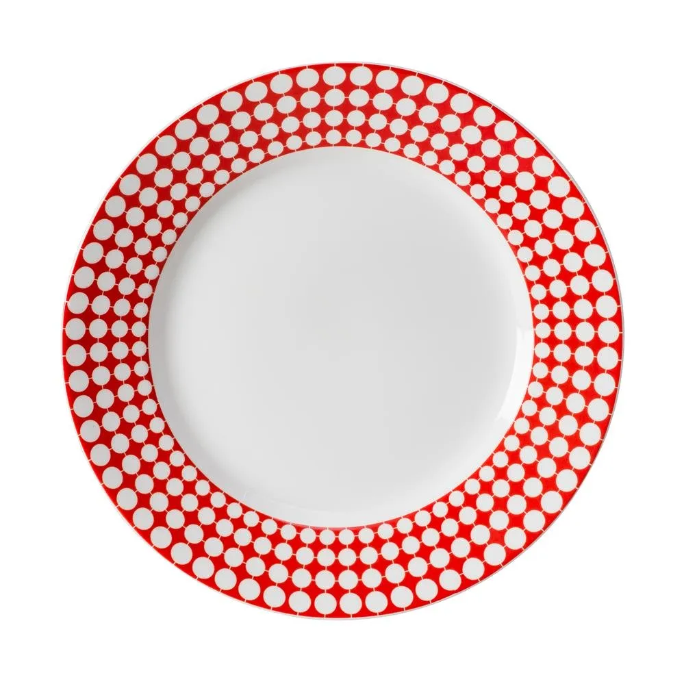 Gustavsbergs Porslinsfabrik Eva plate o 28 cm | Scandinavian Design | Small plates & side plates | Red