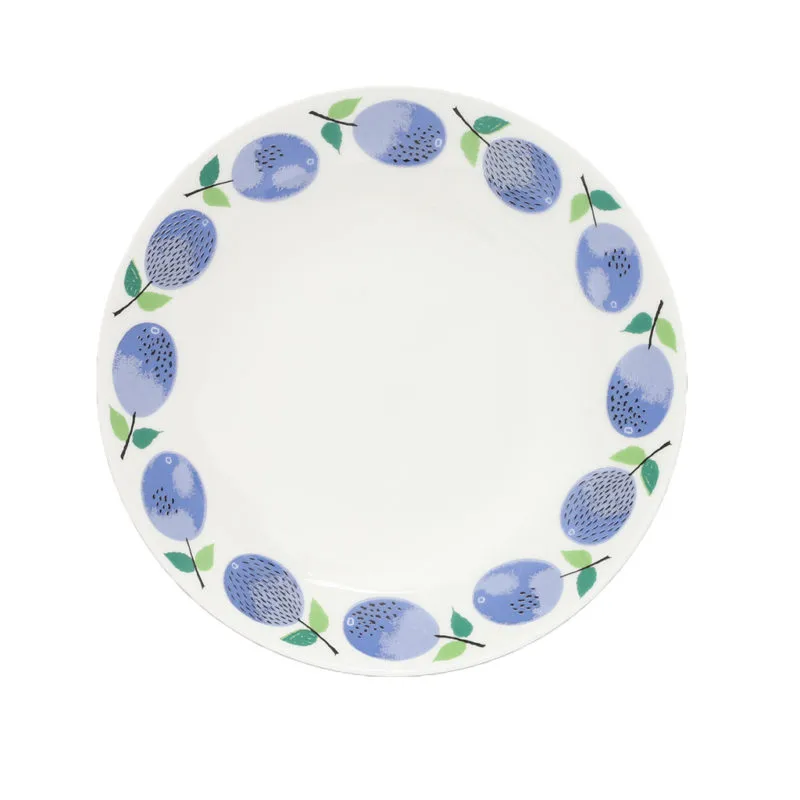Gustavsbergs Porslinsfabrik Prunus plate o22 cm | Scandinavian Design | Dinner plates | Multi