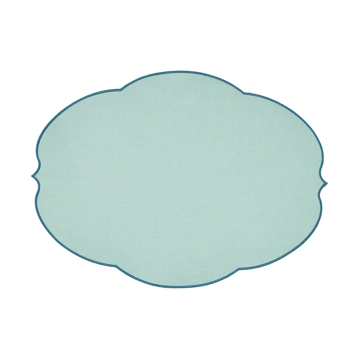 Flowers placemat - Dusty light blue - Guzzini