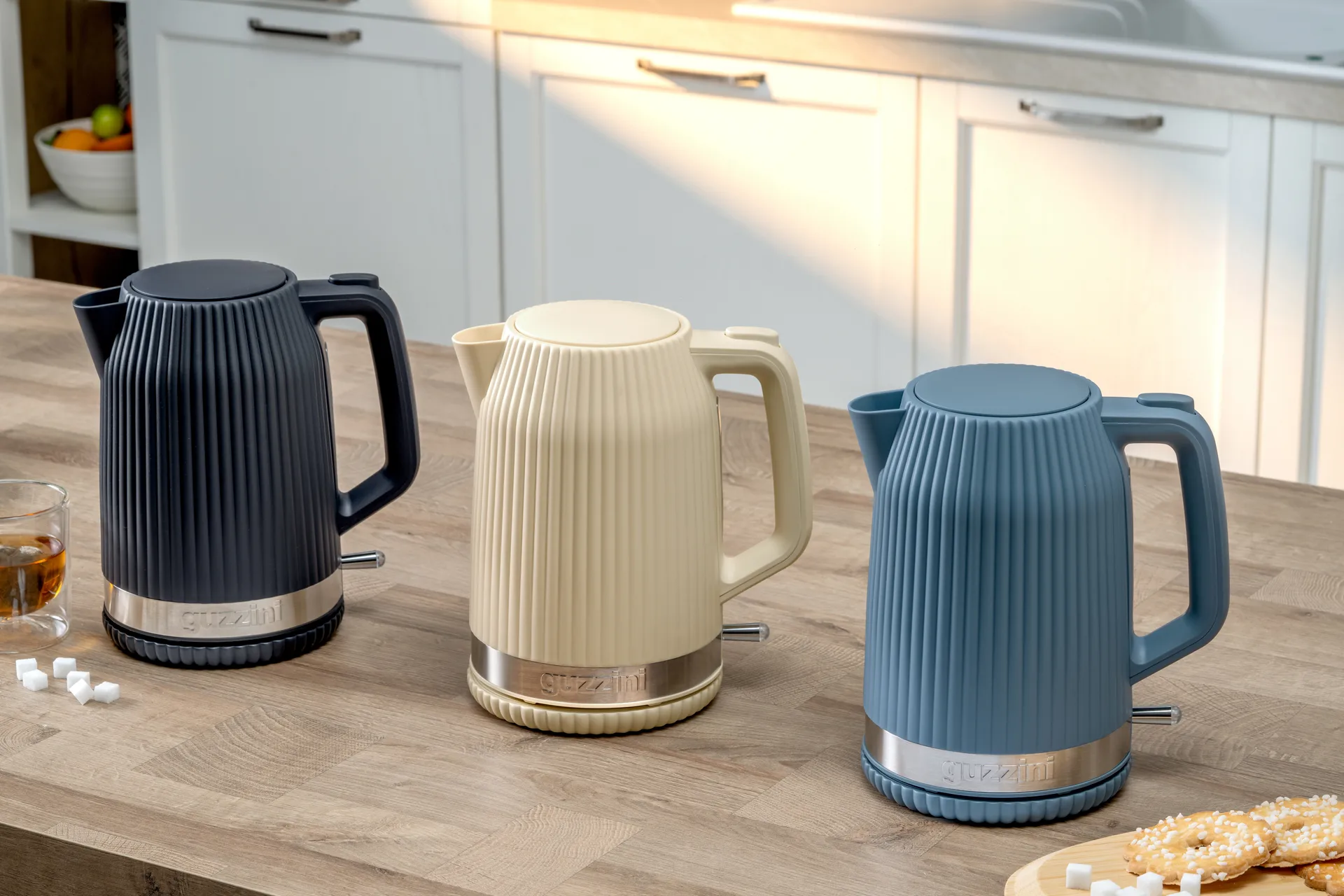 Sous Chef electric kettle, Cream Guzzini