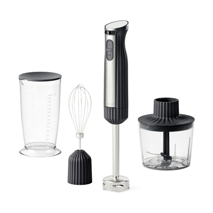 Sous chef hand blender - Grey, 4 pieces - Guzzini