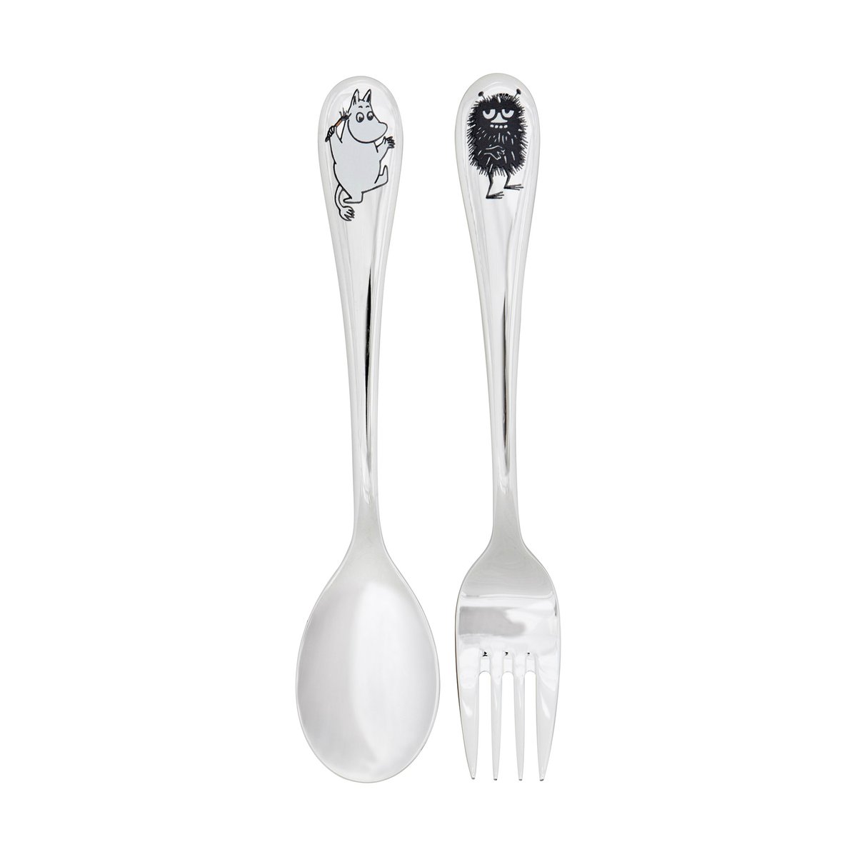 Hackman Moomin cutlery childrens set 2-pack Mumintrollet & stinky